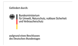 Das Förderlogo des Bundesumweltministeriums.